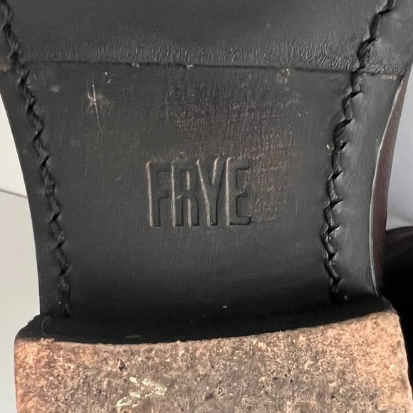 Frye Women’s Natalie Engineer Short Booties in Dark Brown Sz 6.5 - Picture 14 of 16